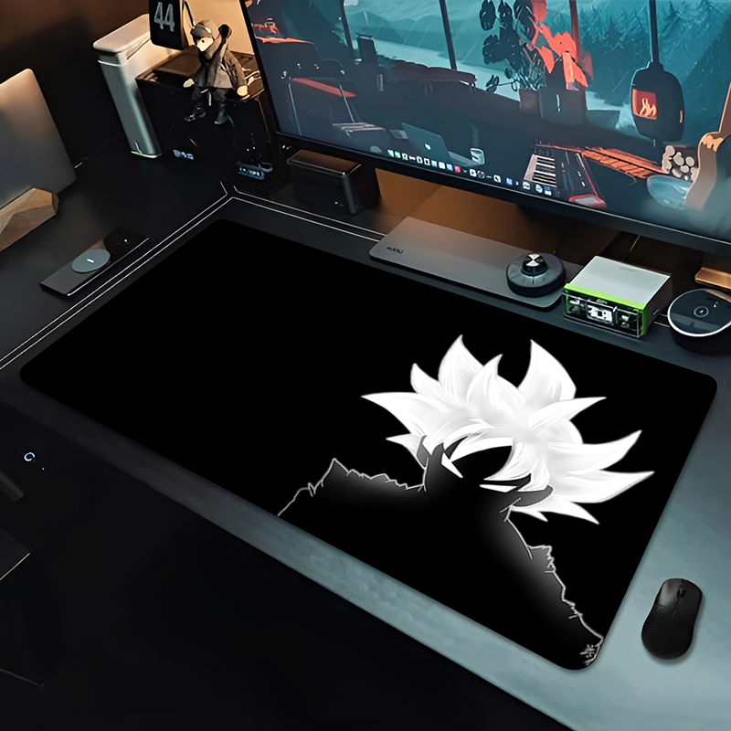 Gaming Accessories Gamer - DBZ Black Anime Mouse Pad Dragon