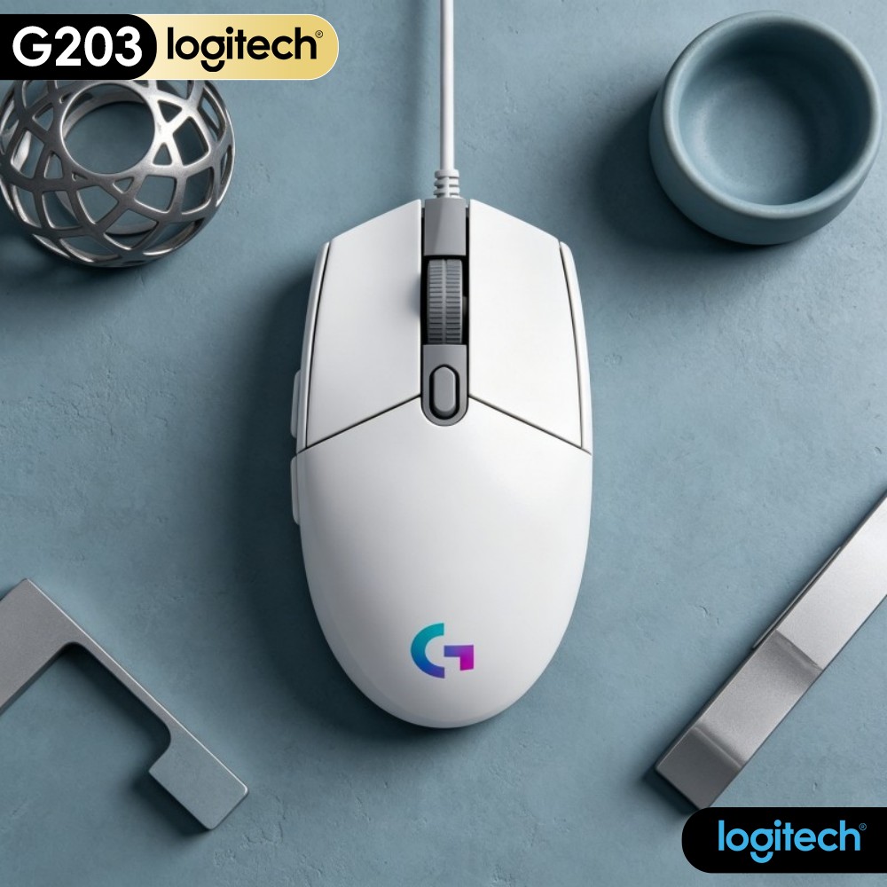 Logitech Mouse G203 - Logitech G203 Wired Gaming Mouse Anti‑Slip