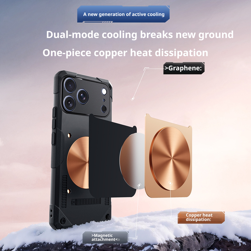 Gaming Accessories Iphone - Ice Armor Copper Cooling Phone Case