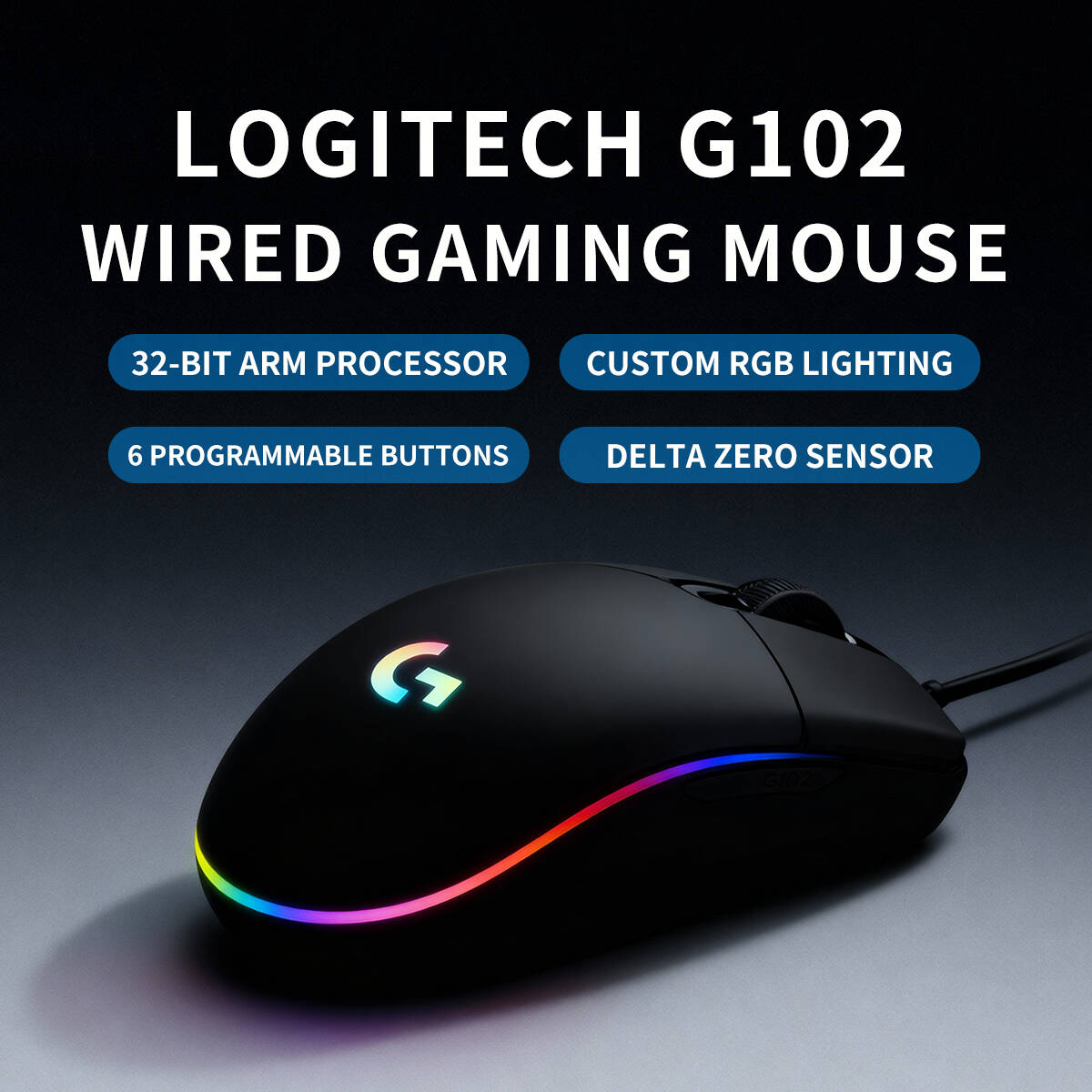 Logitech G102 Wired Gaming Mou - Logitech Mouse G203 评论和价格