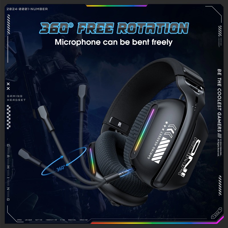 ONIKUMA GT808 Wireless Gaming  - Venom Gaming Accessories 评论和价格