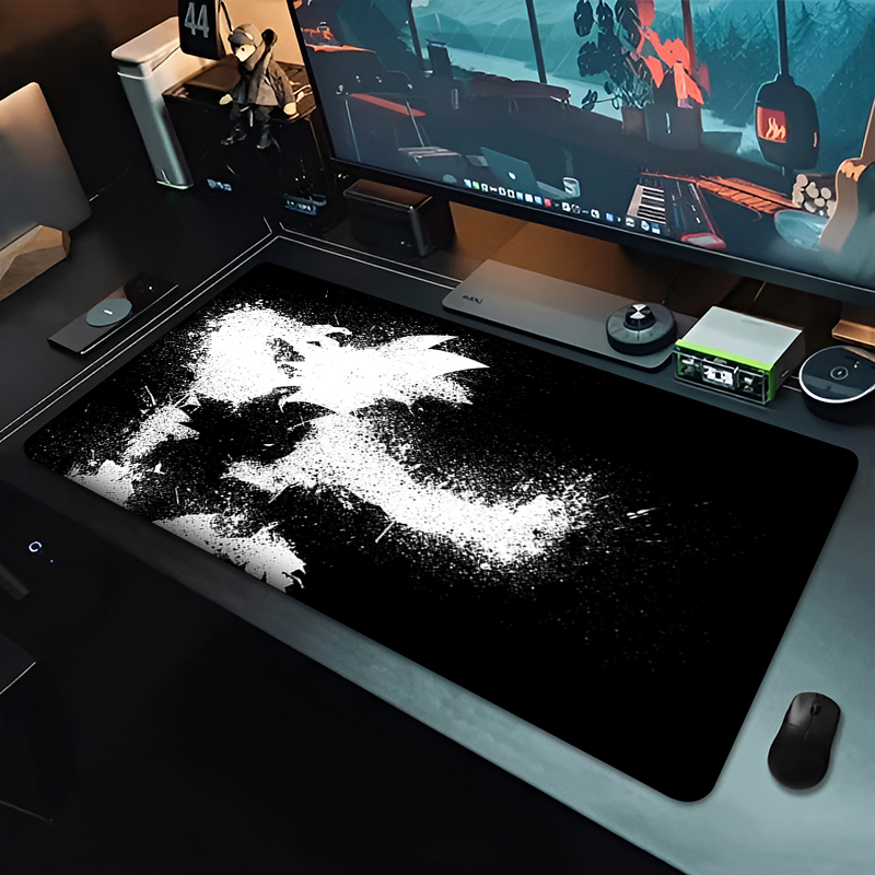 DBZ Black Anime Mouse Pad Drag - Gaming Accessories Gamer 评论和价格