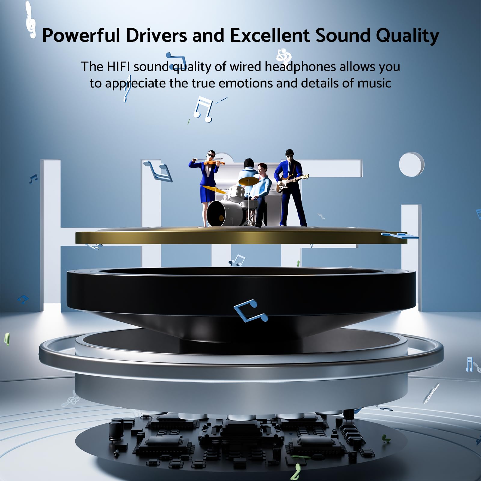 HiFi Surround Headphones Bass  - Gaming Accessories Iphone 评论和价格