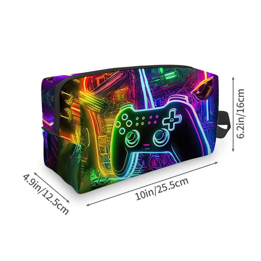 GamePad Pattern Cosmetic Bag F - Gaming Accessories For Kids 评论和价格