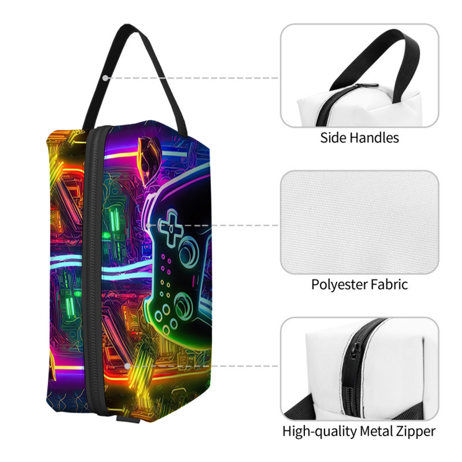GamePad Pattern Cosmetic Bag F - Gaming Accessories For Kids 评论和价格