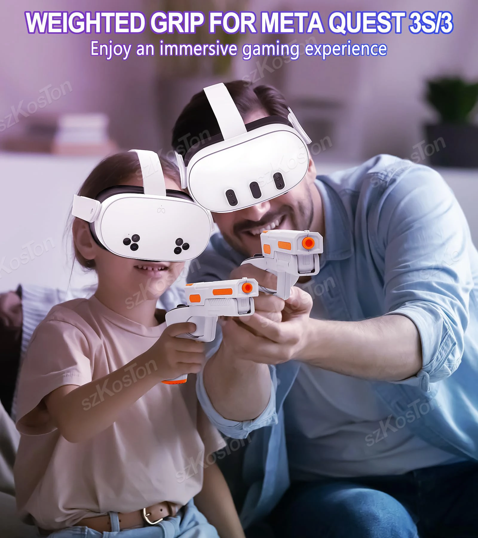VR Gun Stock Grips for Meta Qu - Gaming Accessories Controller 评论和价格
