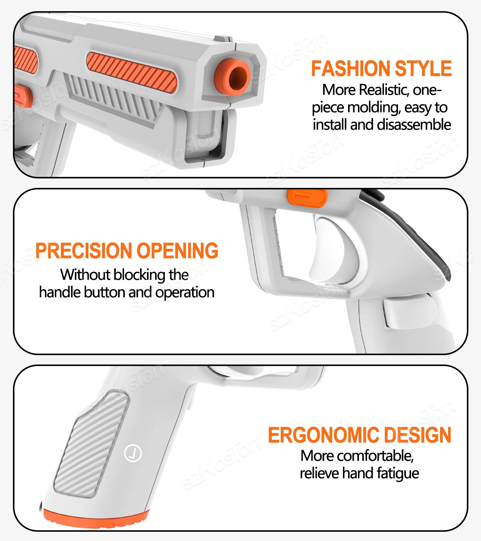 VR Gun Stock Grips for Meta Qu - Gaming Accessories Controller 评论和价格