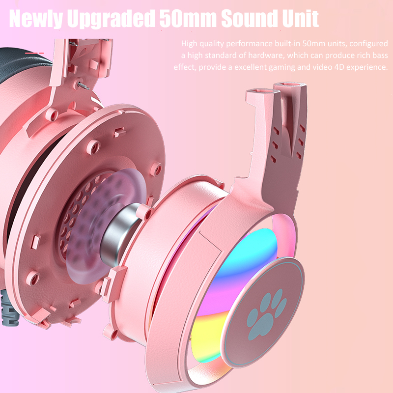 Cute Cat Ear Gaming Headphones - Gaming Accessories For Kids 评论和价格